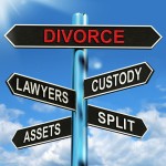 Divorce Signpost Meaning Custody Split Assets And Lawyers